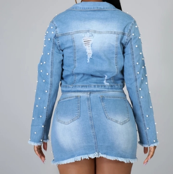 Denim Skirt Set - Picture 5 of 5